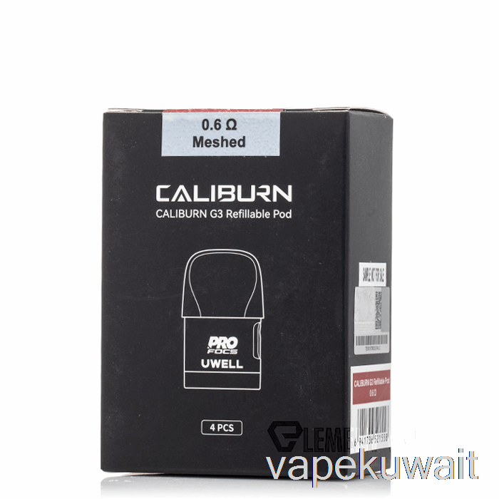 يوويل كاليبورن جي 3 استبدال القرون 0.6ohm كاليبورن جي 3 القرون نظام Vape Pod